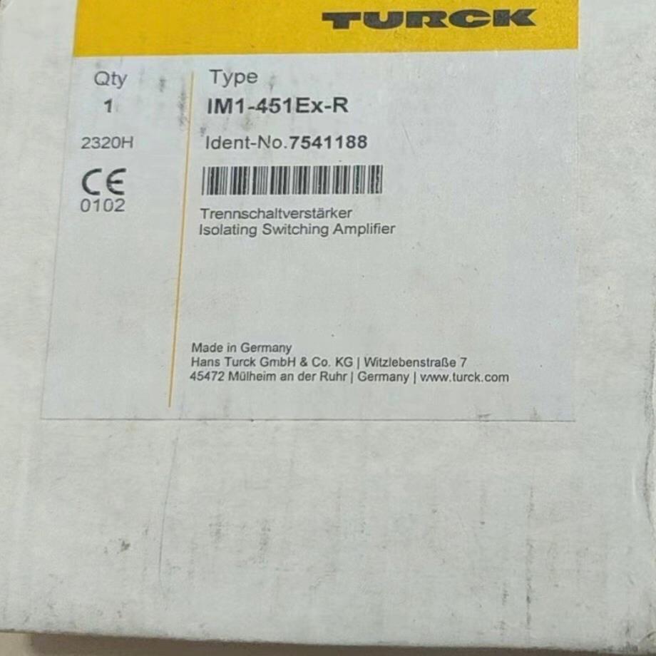 图尔克IM1-451EX-R+IM36-11Ex-U/24V