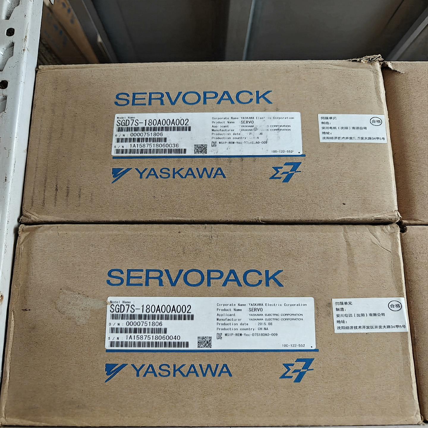 SGD7S-180A00A002安川全新驱动器。询价购买