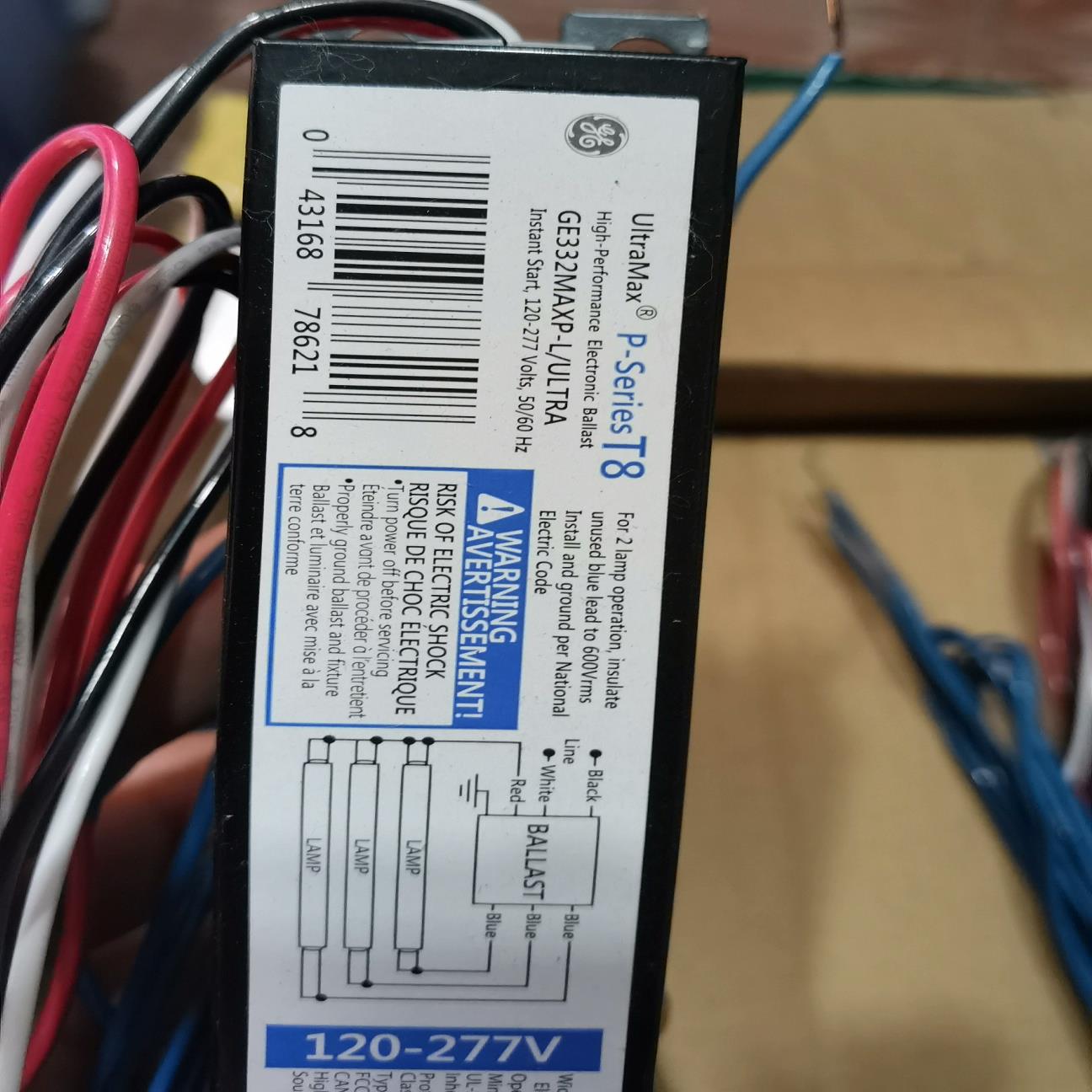 [德峰]美标电子镇流器GE 432MAX-G-N-DIYB沃尔玛光源