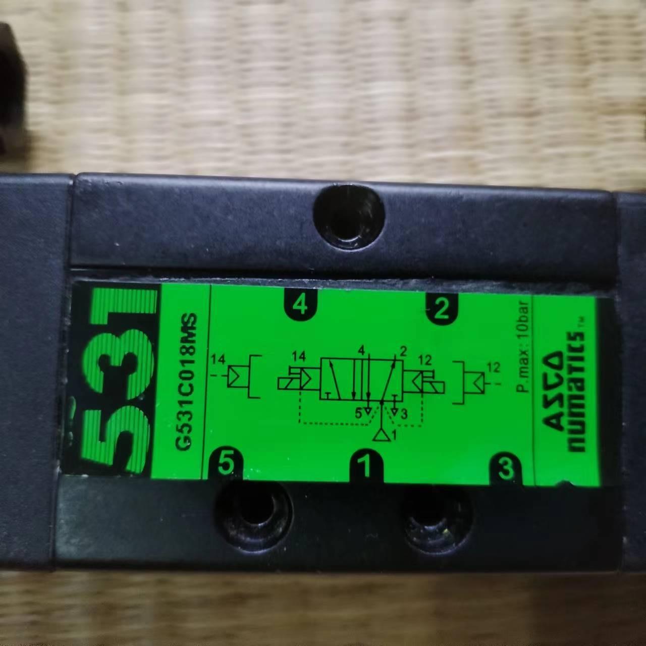 （设备配件）ASCO阿斯卡电磁阀G531C018MS，24VDC