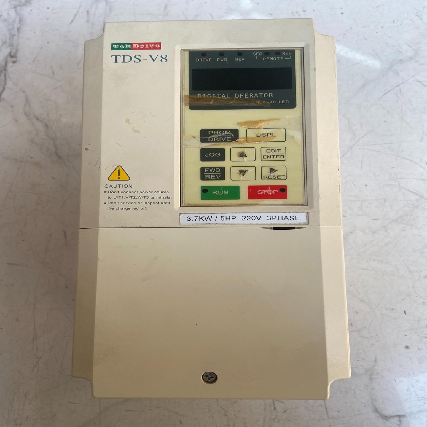 （设备配件）TDS-V8-L3P7E  拆机台湾东达变频器 3.7KW
