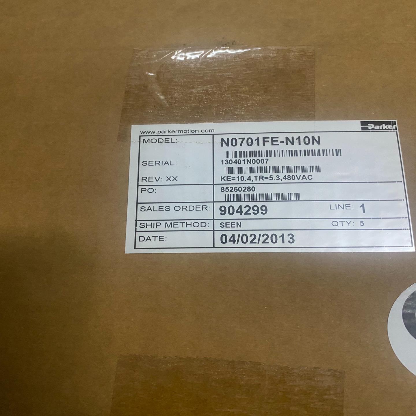 Parker派克电机N0701FE-N10N