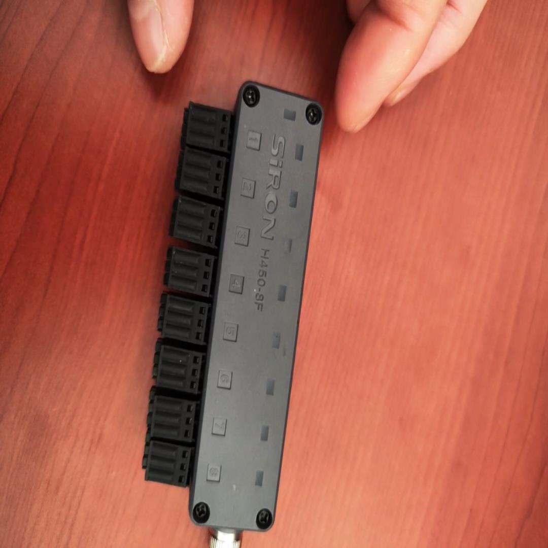 SIRON胜蓝原装8位接线盒外接线式MINI2/3线传感器接