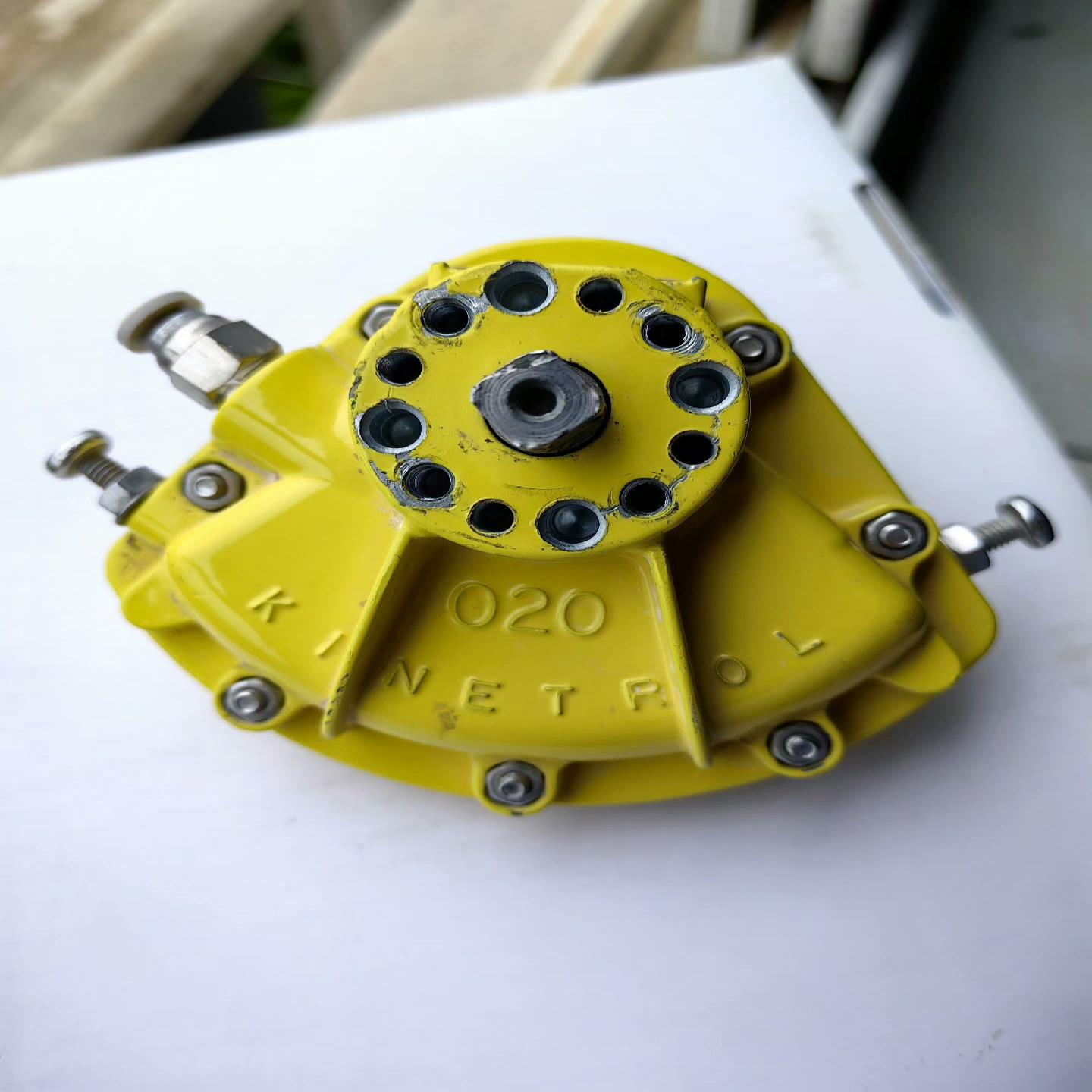 （设备配件）气缸实物肯呐特旋转KINETROL扇形-拍摄024，100，