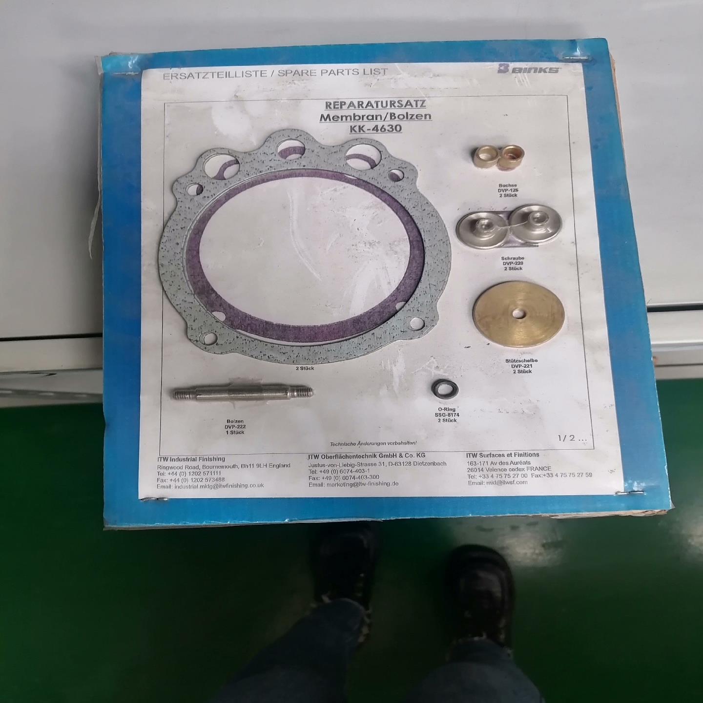 [德峰]BINKS备件包KK-4630四个