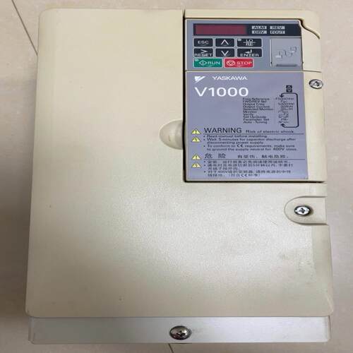 安川V1000变频器，7.5千瓦变频器，型号MICR-VB4