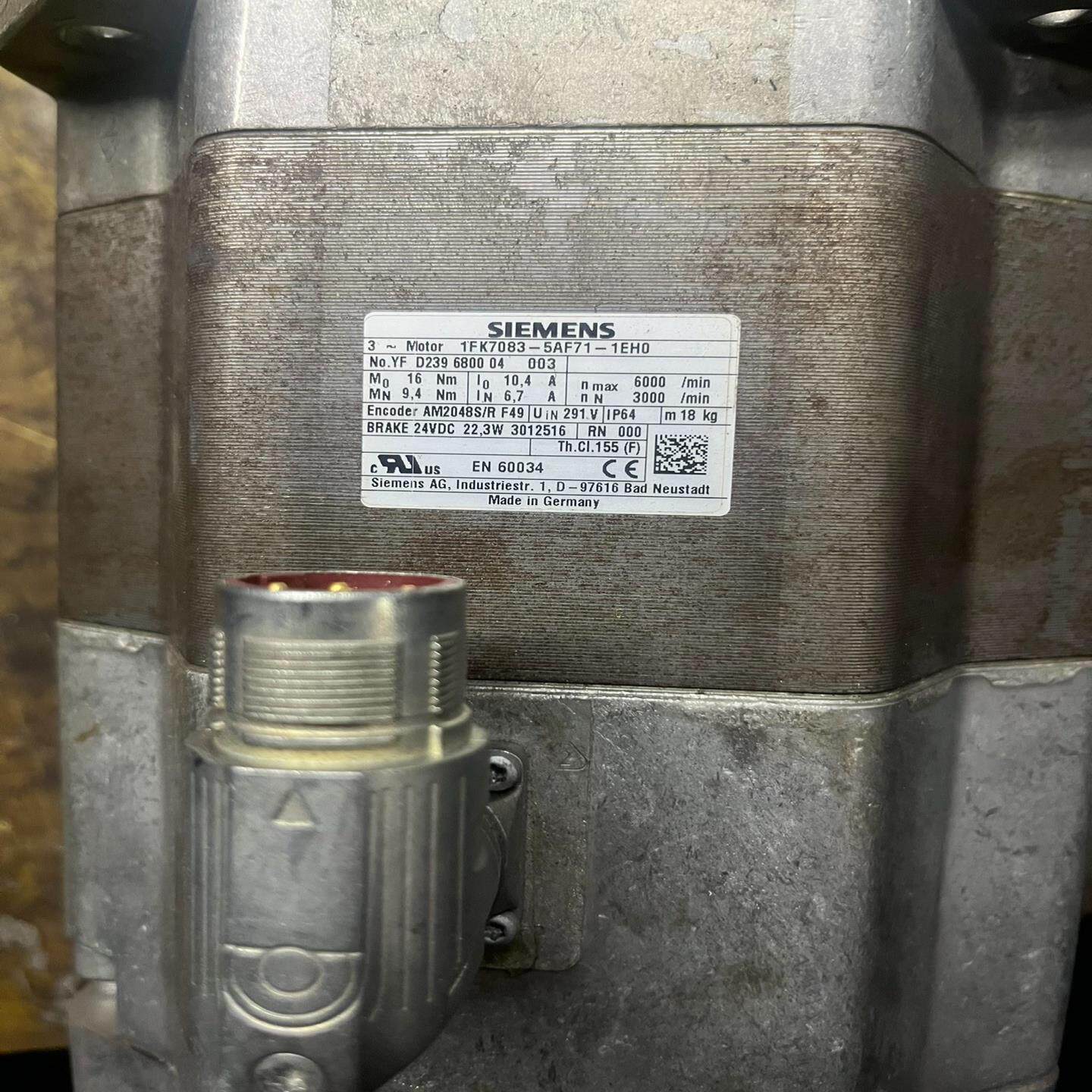 （设备配件）1FK7073-5AF71-1EH0西门子伺服电机