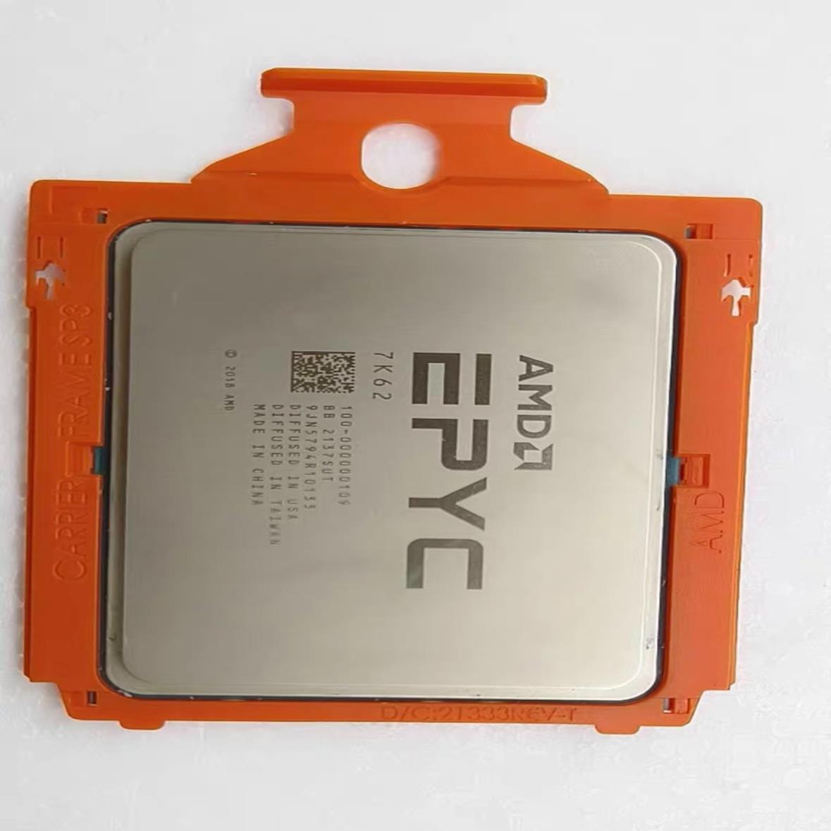 [德峰]amd 7k62 拆机成色新，48核心，性能等同7642！量