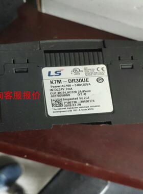 【环球】K7M-DR30UE 二手拆机LS产电PLC包好包邮