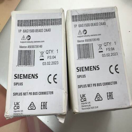 议~6AG1500-0EA02-2AA0西门子总线插头，全新4个