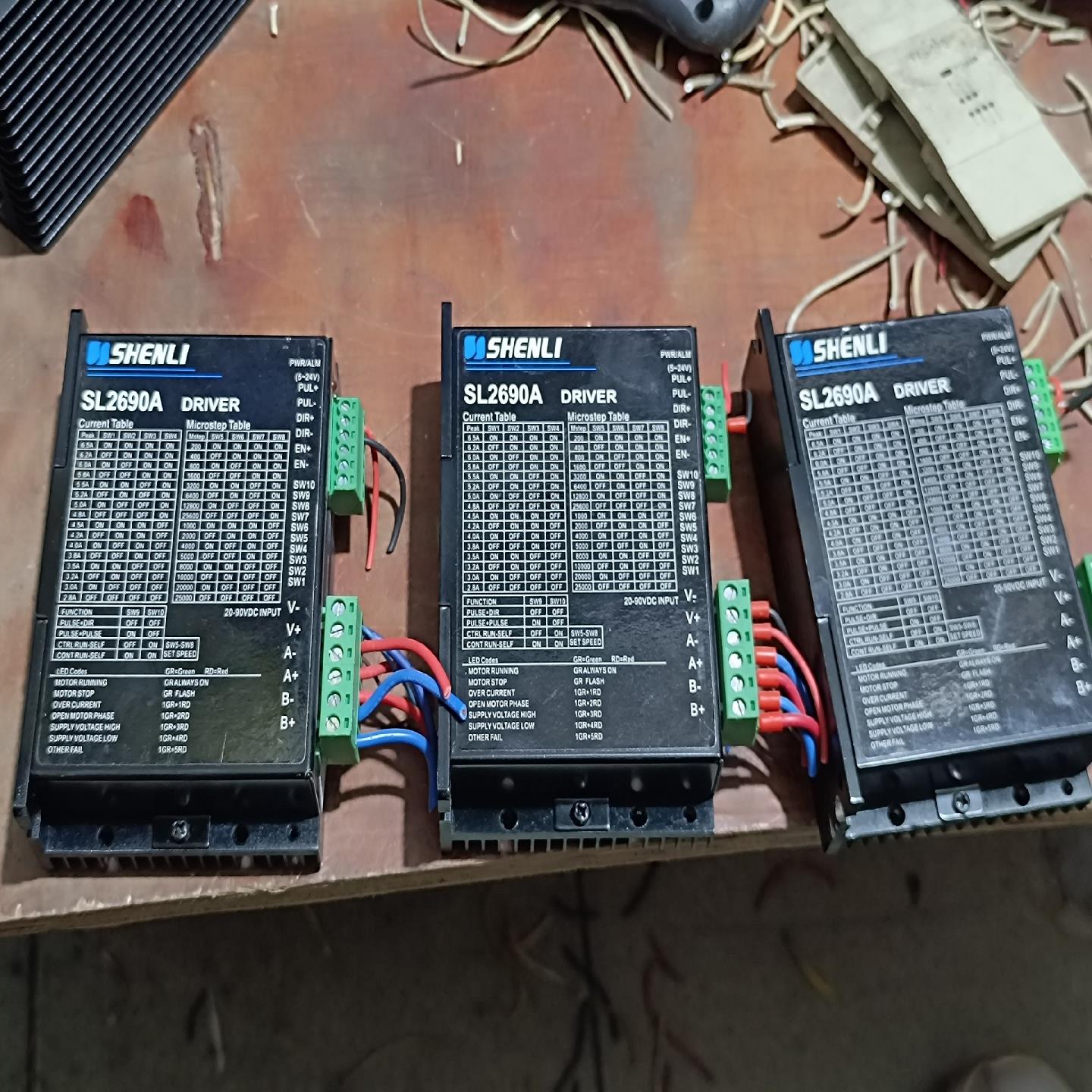 （设备配件）拆机三个SL2690A   步进驱动器   功能包好