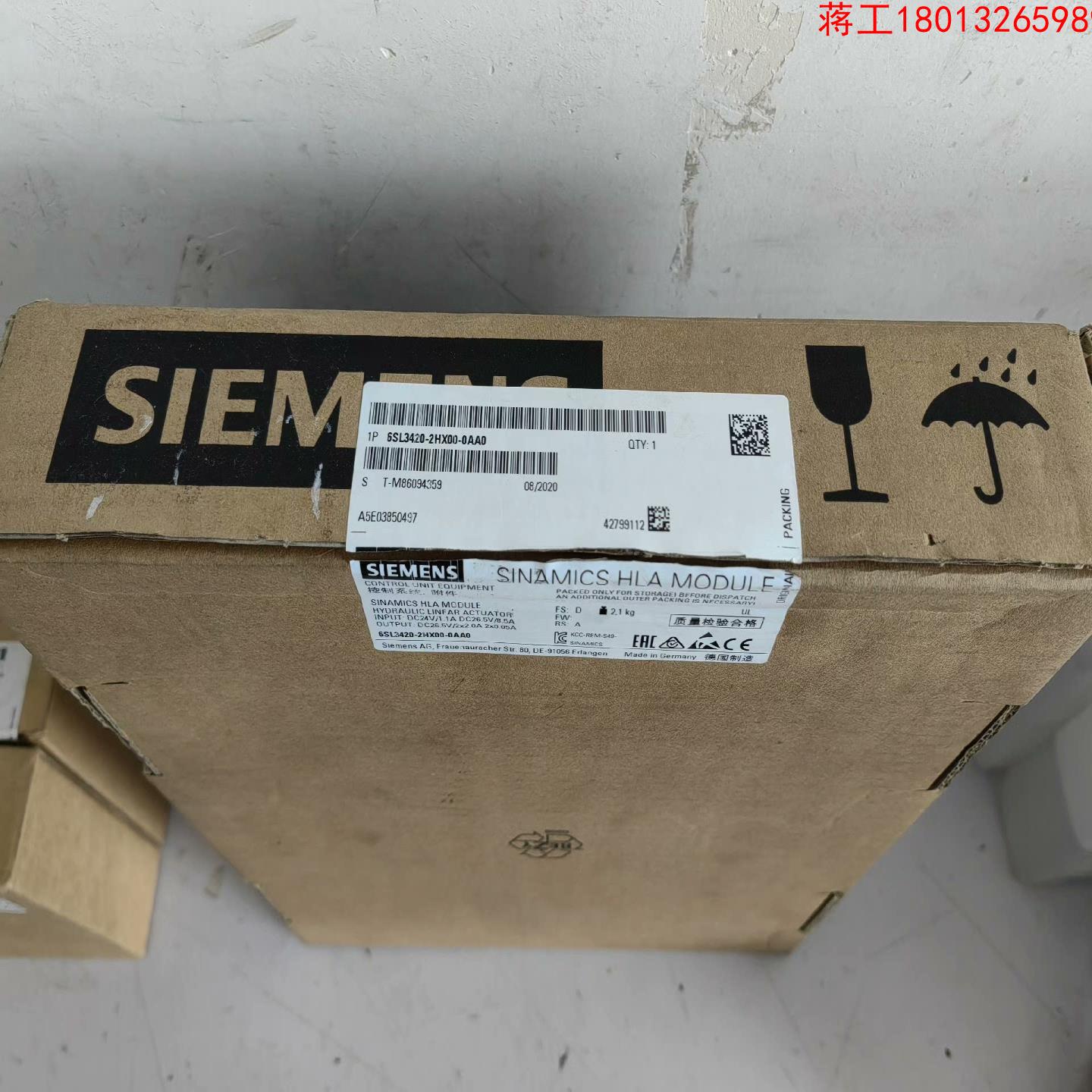 西门子6SL3420-2HX00-0AA0  原装S120液议价