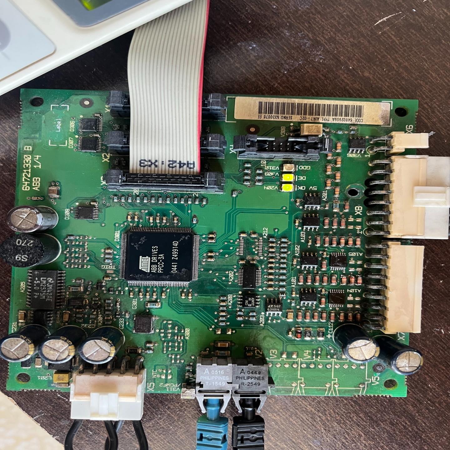 议~AINT-02C ABB800变频器 光纤板 光纤信号板 实