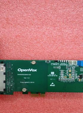 OPENVOX DE430E 数字语音卡D430/D230/