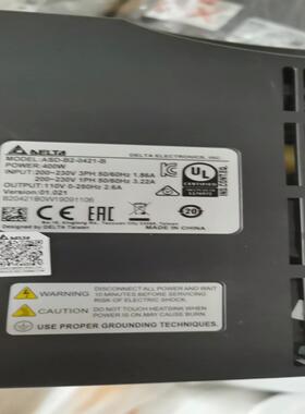 闲置台达B2系列400W套装ASD-B2-0421-B