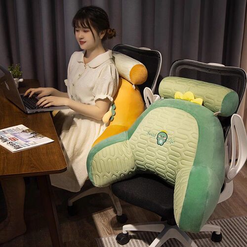 丝绒床头软包大靠背沙发靠垫枕头床上看书床靠护腰垫靠枕抱夏 - 封面