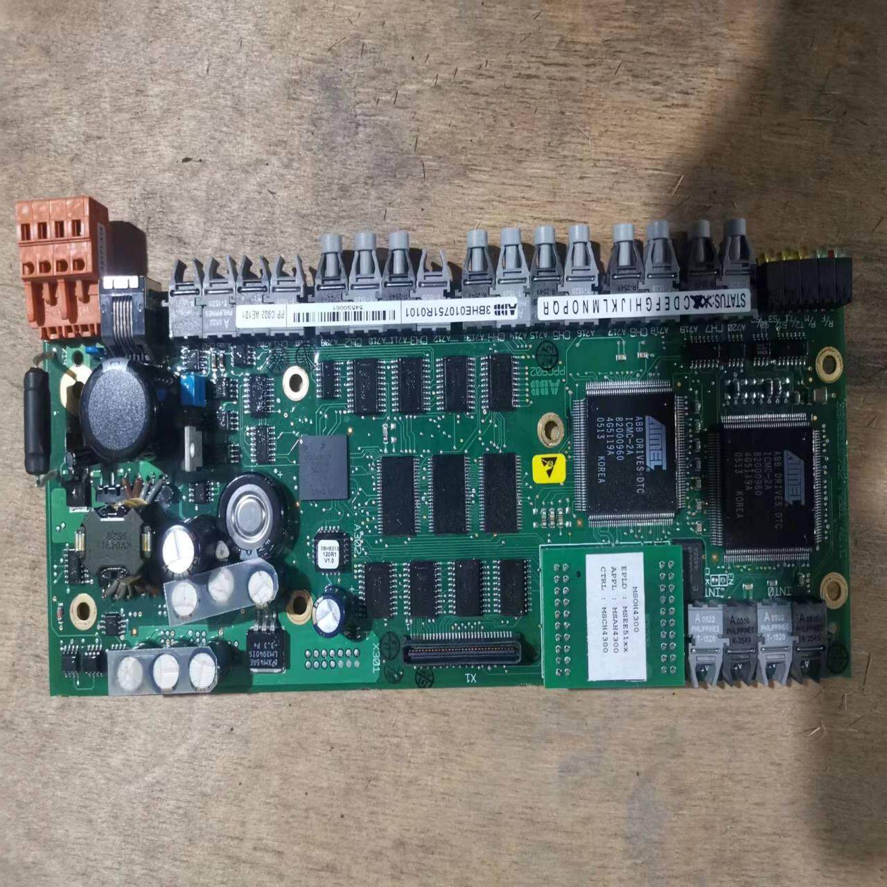 （设备配件）高压ACS1000主控CPU板变频器ABB3BHE010光纤