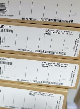 NI USB-6002 782606-01 原装正品全新 原议价