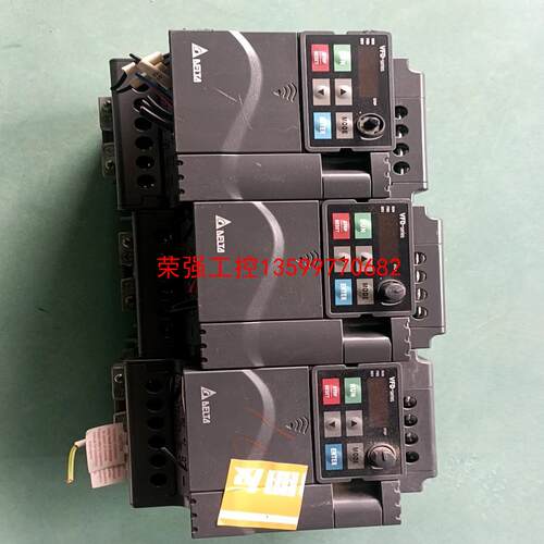 【荣强工控】拆机台达变频器2.2KW
