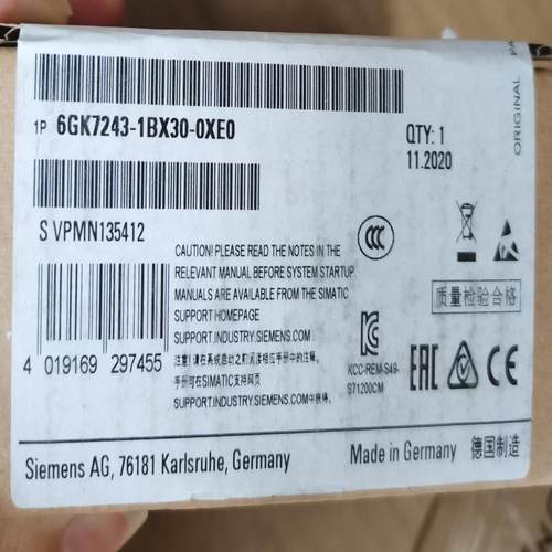 （设备配件）西门子6GK7 243-1BX30-0XE0、