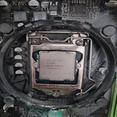 议~铭瑄挑战者H311M-VH M2主板  i3-9100CPU