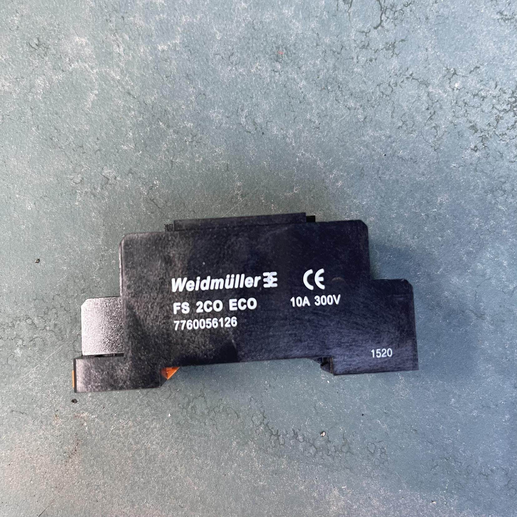 原装正品魏德米勒继电器底座 F S 2CO ECO77600议价