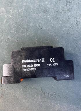 原装正品魏德米勒继电器底座 F S 2CO ECO77600议价