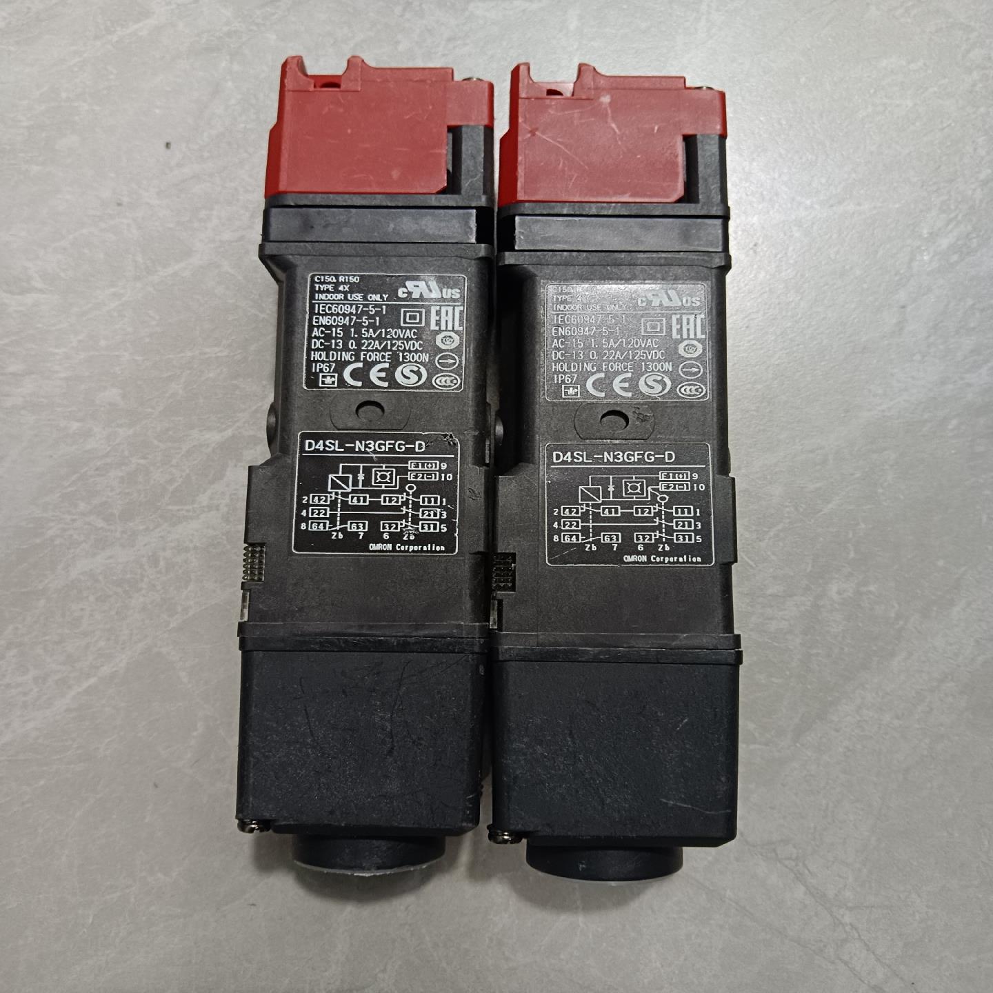 D4SL-N4AFA电磁安全门锁功能完好，几乎