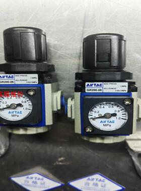 亚德客调压阀GR200-06 全新未使用  合格证 支架齐全