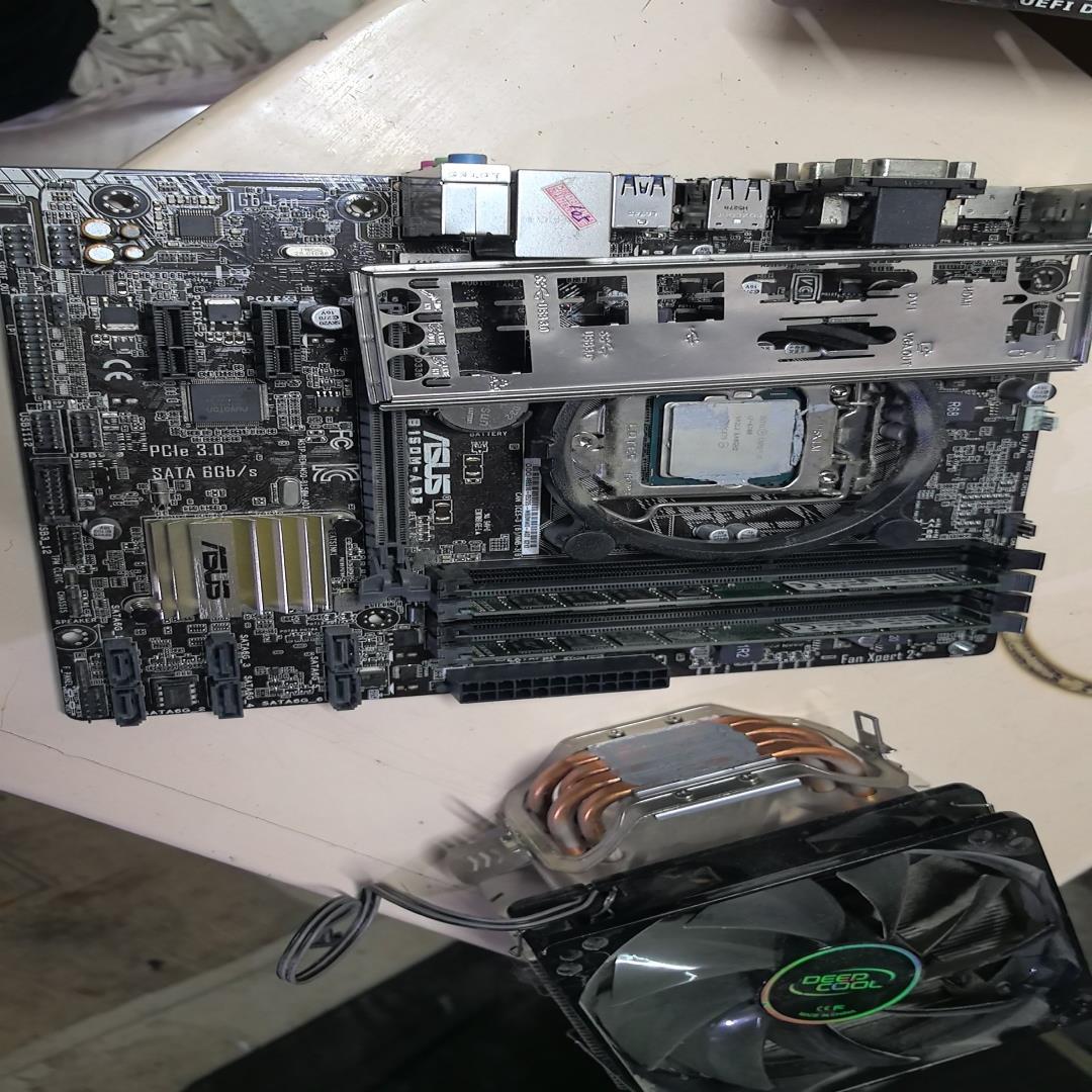 Asus/华硕 B150M-A6代i7 6700CPU 2条