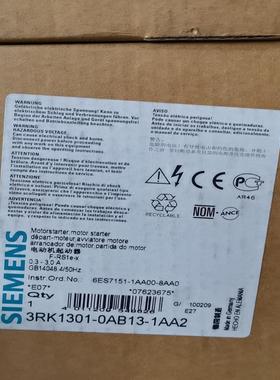 3RK1301-0AB13-1AA2  全新原装，正品现货！~议价