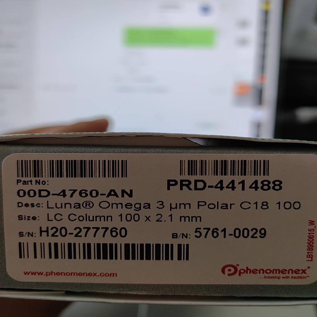 phenomenex飞诺美00D-4760-AN液相色谱柱L