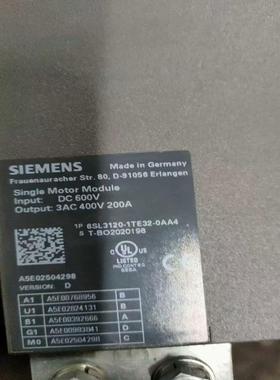 （设备配件）6AA4西门子0-TE32200成色-驱动器1SL3120A