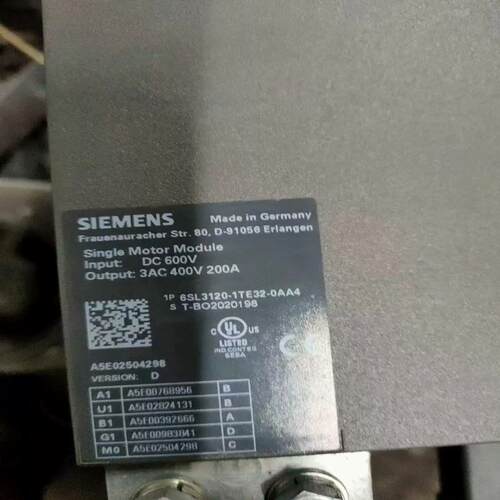（设备配件）6AA4西门子0-TE32200成色-驱动器1SL3120A