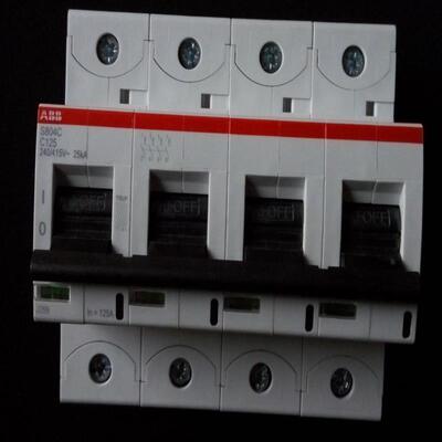 ABB微型断路器 S803C-C50 3P 50A议价