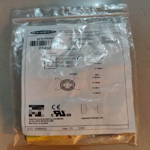 邦纳 全新原装 QS18VP6RQ8 有3个