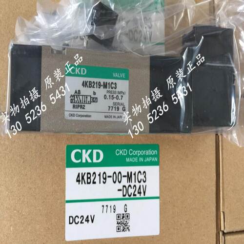 供应CKD 喜开理电磁阀4KB219-00-M1C3-DC24V AC220V议价