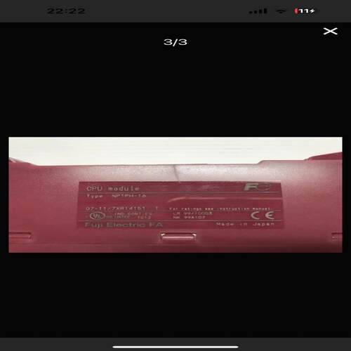 [德峰]209 富士 FUJI PLC CPU Module NP1