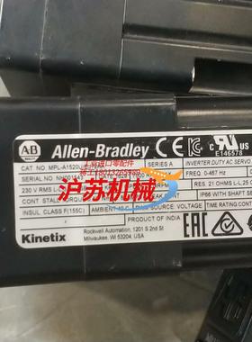 AB电机MPL-A1520U-EJ72AA功能正常