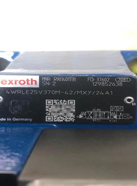 力士乐比例阀4WRLE25V370M-42/MXY/24A1