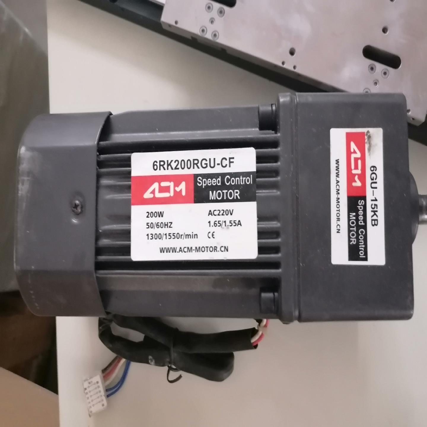 ACM电机6RK200RGU-CF减速机6GU-15KB，库