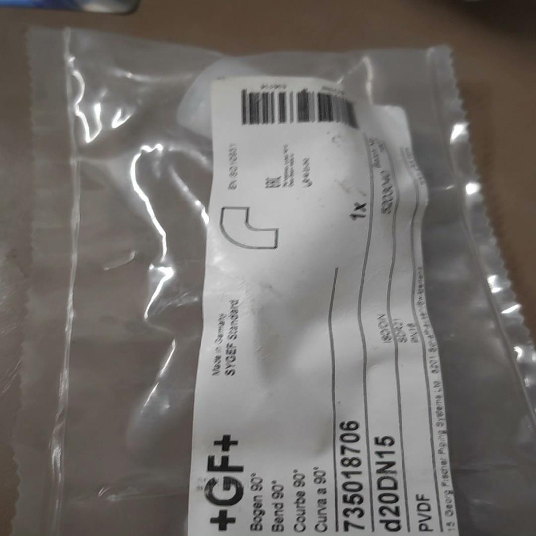 GF  PVDF  对焊式 90度弯头  PVDF  弯