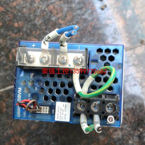 【荣强工控】拆机欧姆龙S8VM-30024C 24V 14A轨道电源.