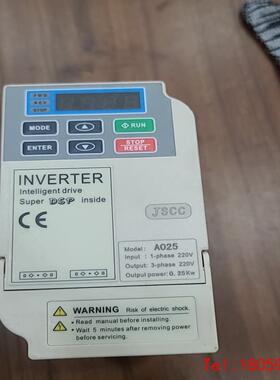 【非标价】精研电机 A025变频器 JSCC 精研变频器 成色新质量包
