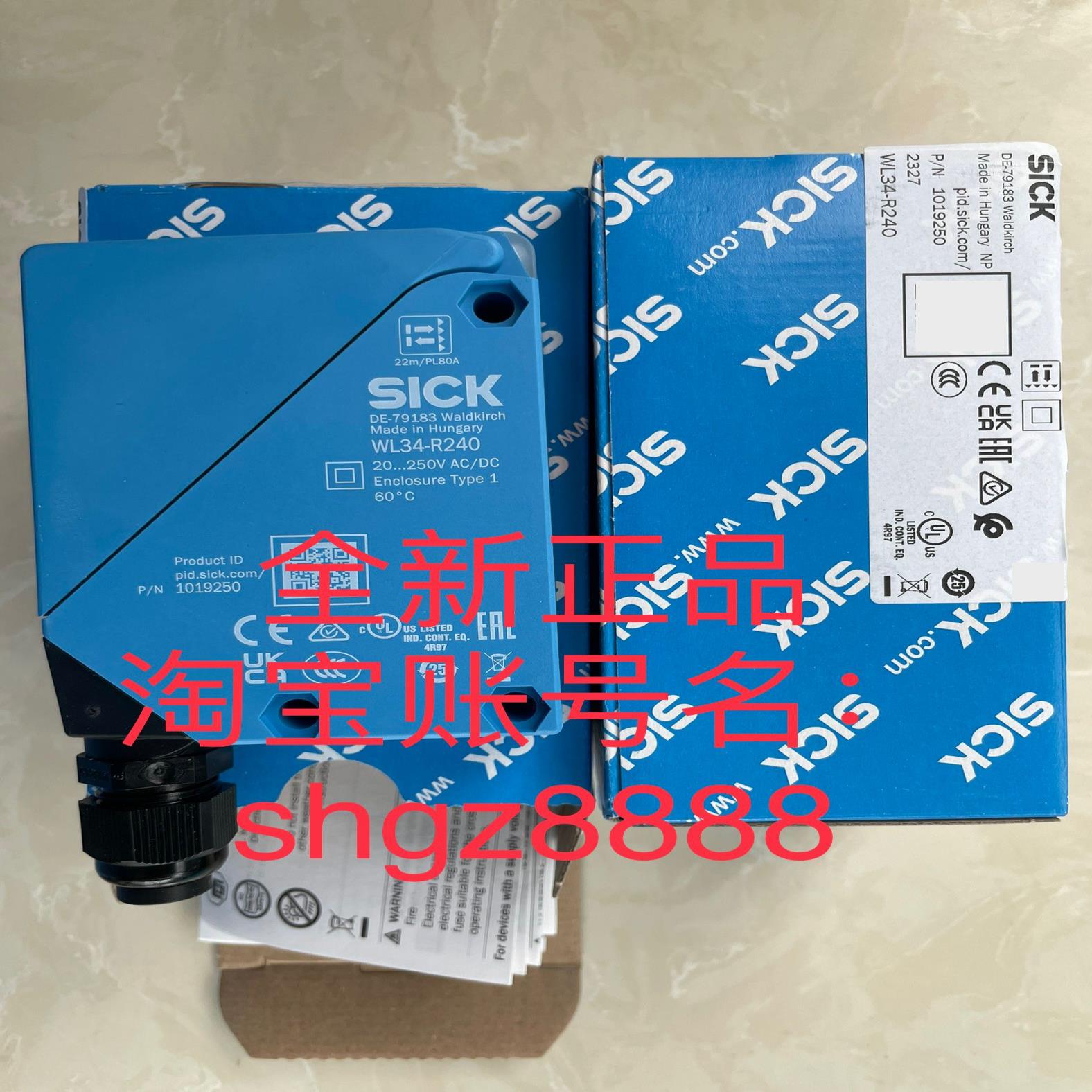 WL34-R240WT24-2R220WL24-2B230西克SICK镜反射式光电传感议价