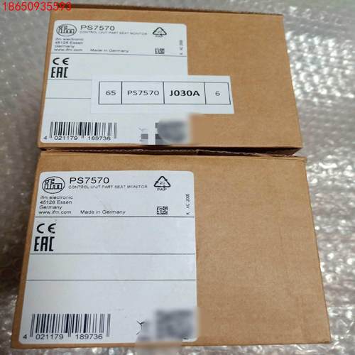 1.现货德国易福门IFM PS7570 PY9606 零件检