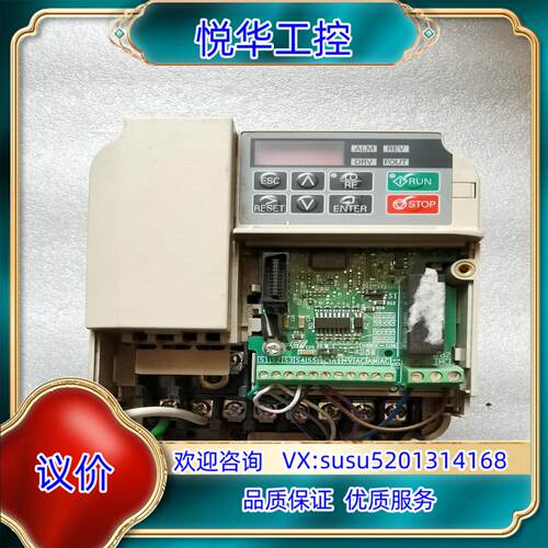 原装安川变频器CIMR-JBBA0006BBA  0.75KW议