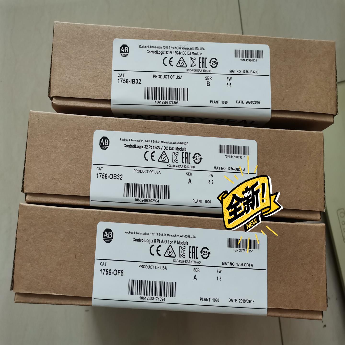 AB 模块 现货1756-OF8I