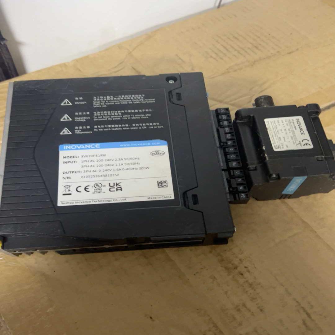 汇川驱动器SV670PS1R61，马达MS1H1-20B30（耶耶电子）