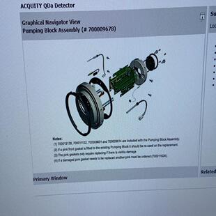 qda配件19年 waters700009678离子轨道 设备配件